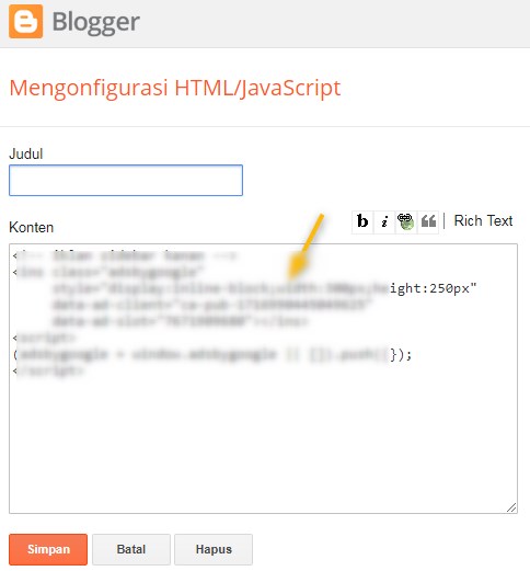 Memasang Iklan AdSense di Sidebar Kanan dan Kiri Website: Panduan Lengkap & Optimasi