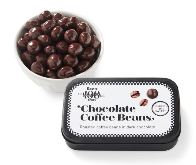 See's Candies Debuts New Chocolate Coffee Beans