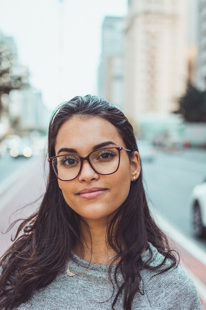 A woman practicing self-compassion