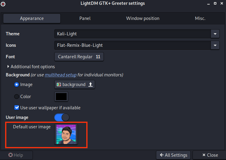 How to change Lock Screen Background on Kali Linux XFCE Infocerts LLP