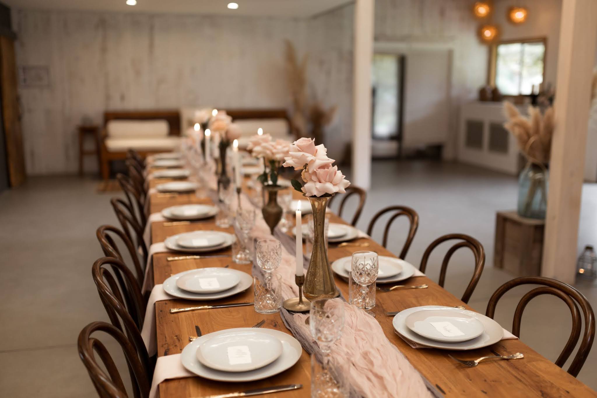 to the aisle australia | fleur de lys modern romantic bridal editorial kath young photography yallingup wa perth weddings bridal gowns florals bouquet styling tablescape blush pink palette