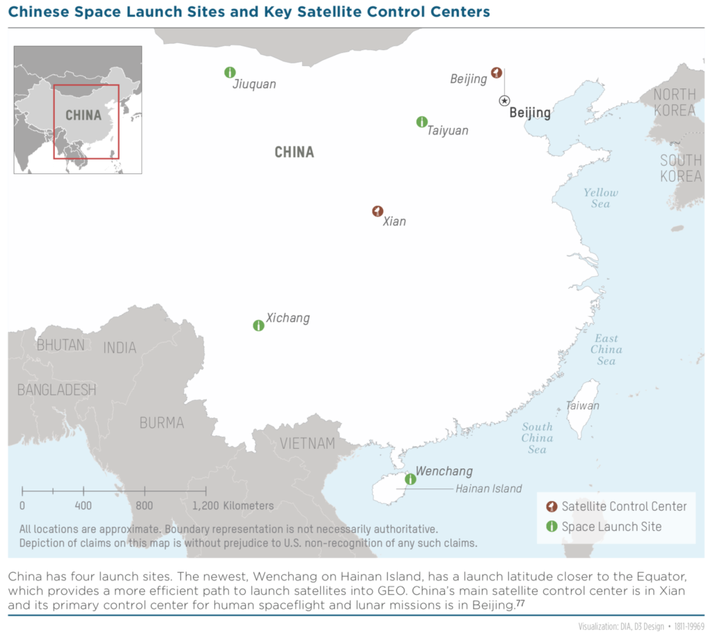 Tamerlane's Thoughts: China's four rocket launch sites