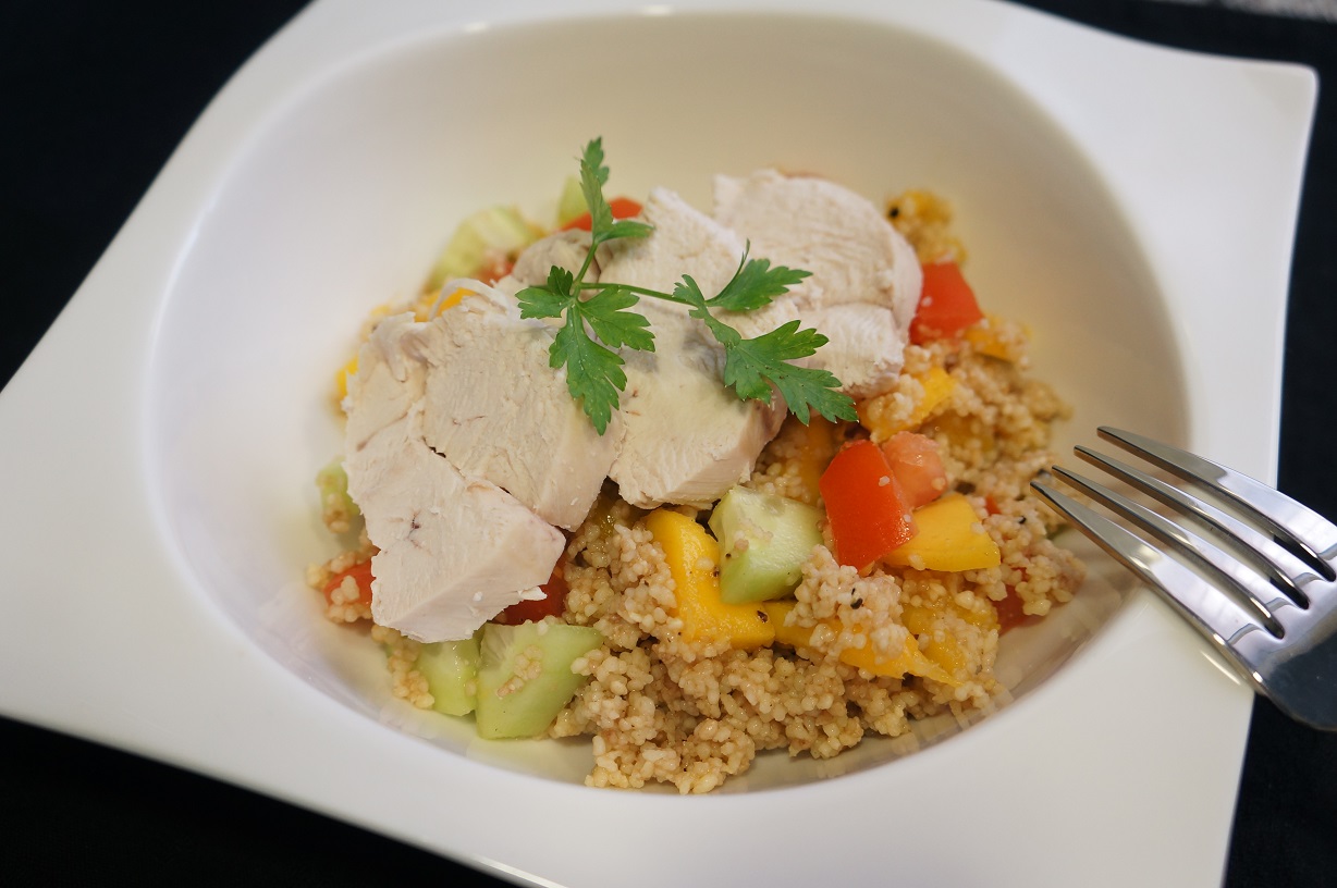 Ensalada de cous cous con pollo ( light ) Cocinero Diario