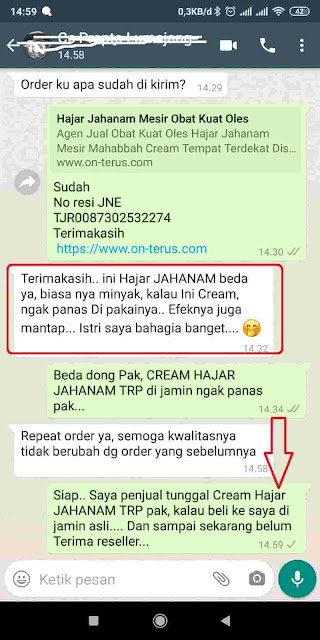 Cream Hajar Jahanam Keluaran Terbaru TRP Mantap Ngak Panas Di Penis