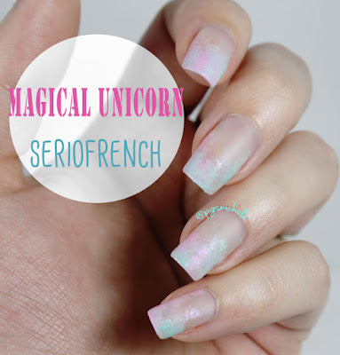 Magical Unicorn SerioFrench Manicure