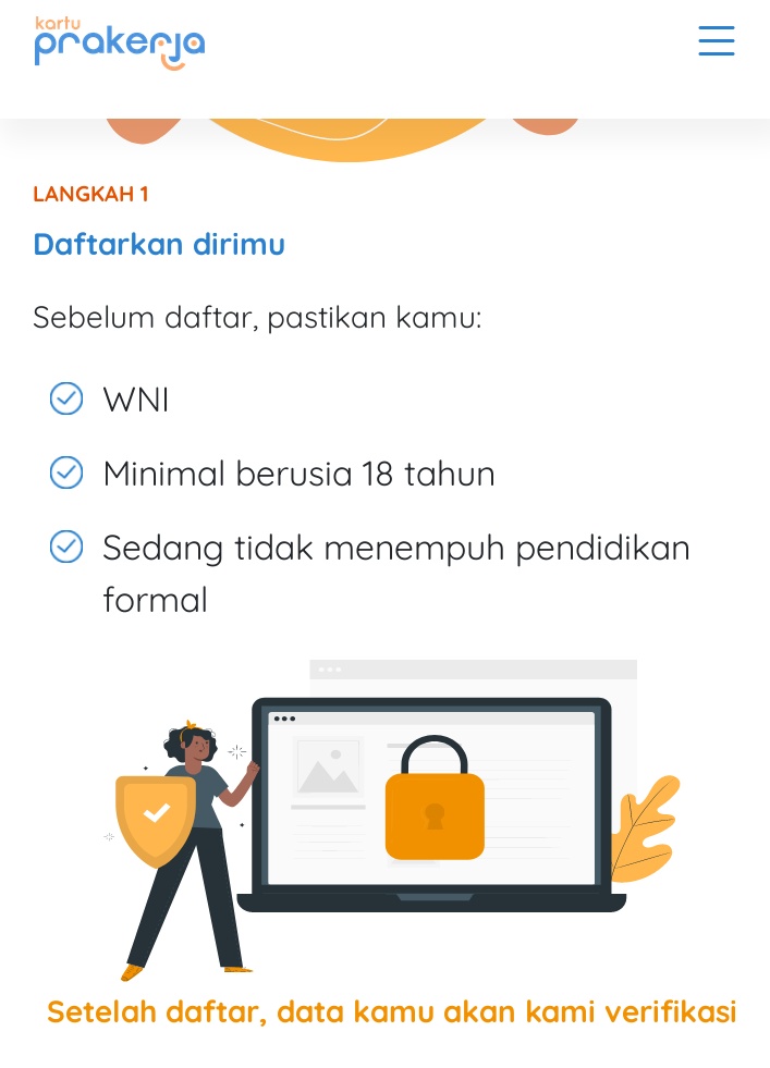 Cara Daftar Kartu Prakerja Dilengkapi Gambar Tutorial