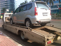 Pengiriman Toyota Avanza B 1718 SOB Jakarta ke Semarang 3.8 Jt Via Towing
