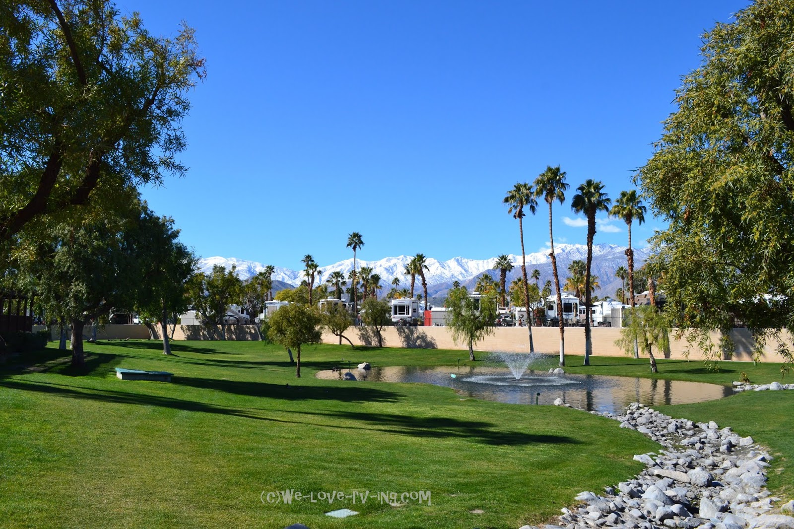 We Love RV'ing Winter Weather Coachella Valley California