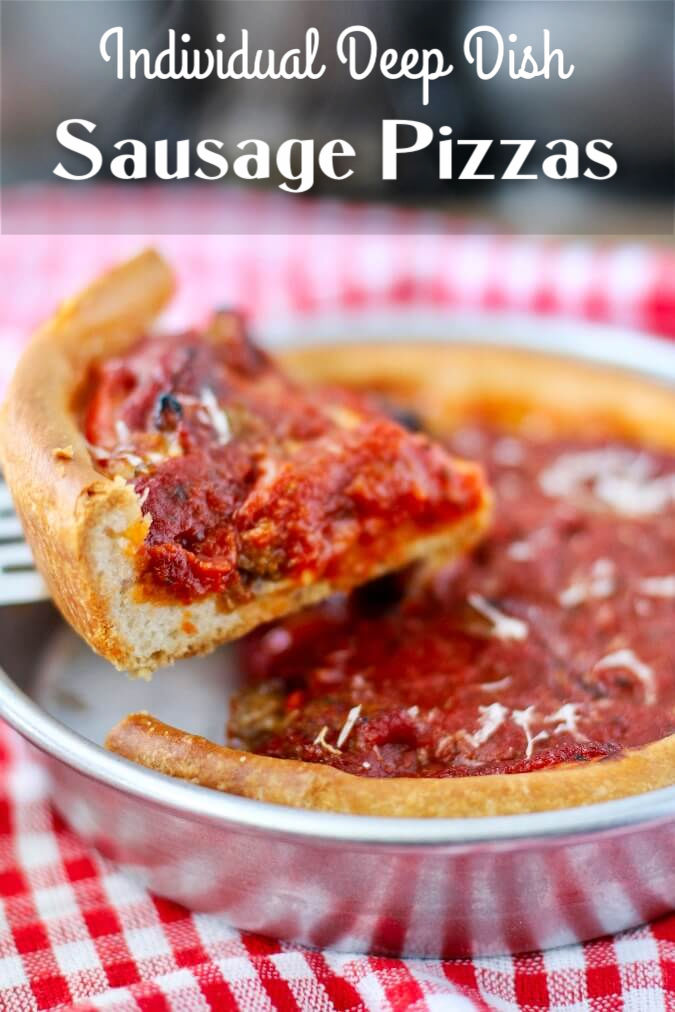 Easy Chicago Style Deep Dish Pizza (Cast Iron Skillet) - Season & Thyme