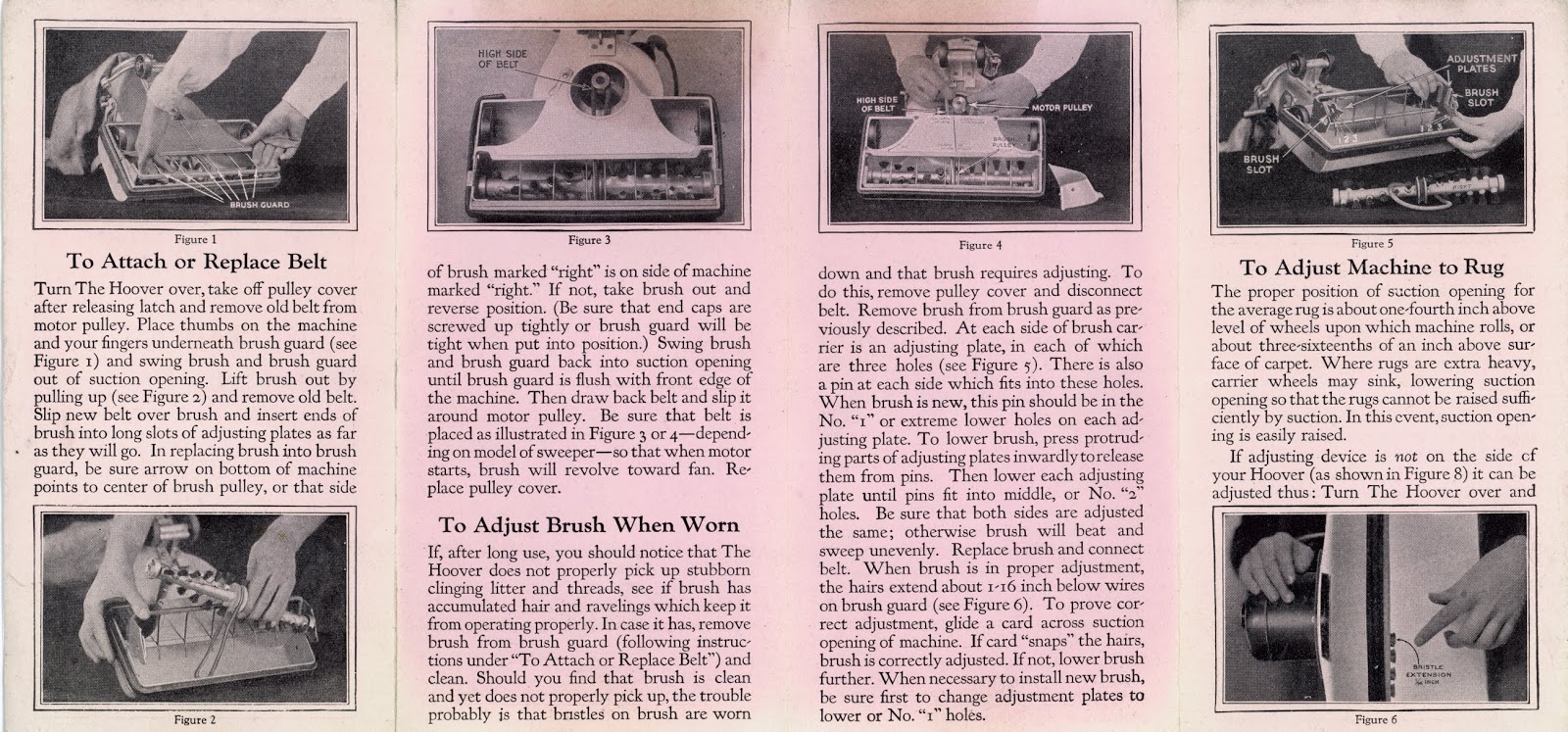 'The Hoover' Instruction Manual