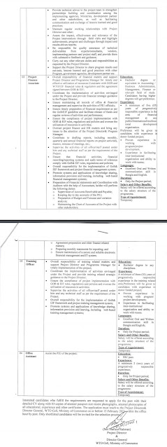 Ministry of Commerce Mincom Job 2021