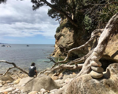 Intercâmbio Nova Zelândia - A exótica praia de Cathedral Cove em Coromandel