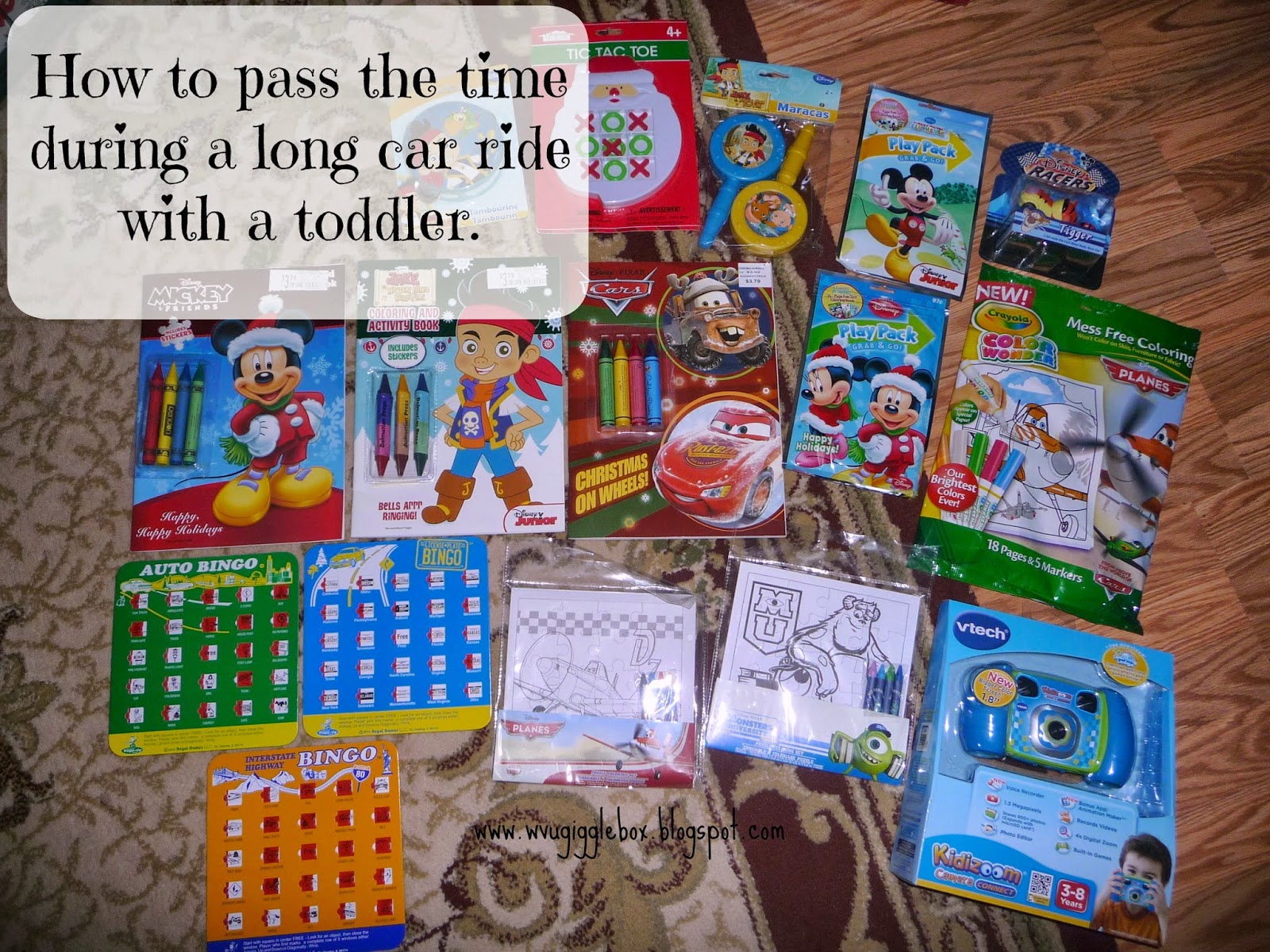 How to pass the time during a long car ride with a toddler Gigglebox