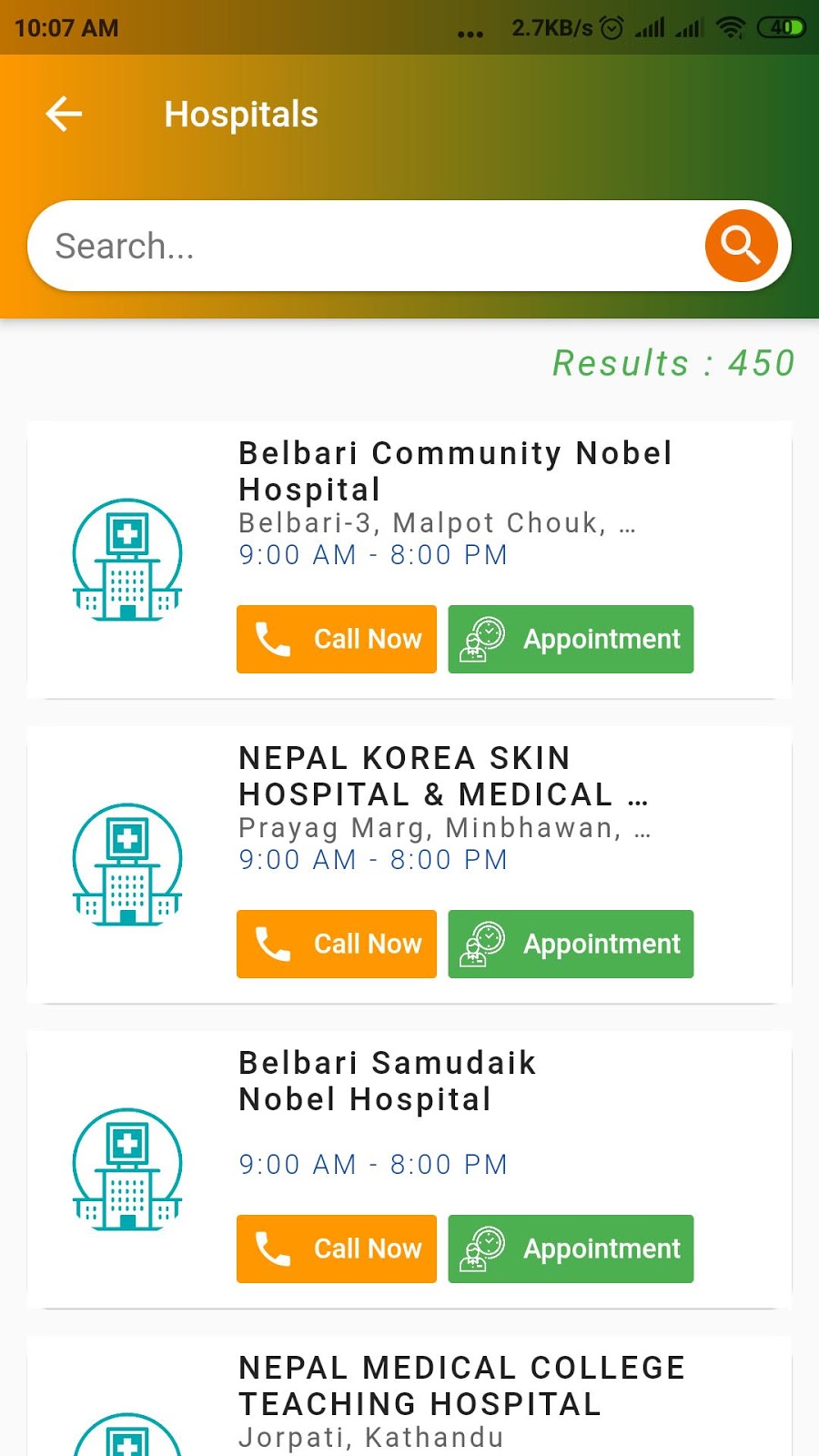 Health Concern Nepal Online Apps 