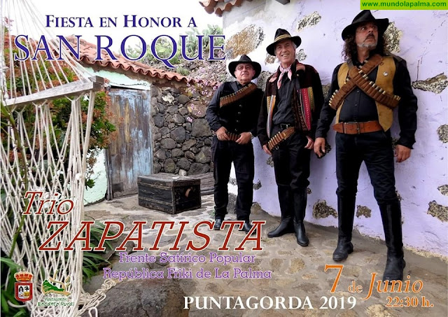 Trío Zapatista en Puntagorda