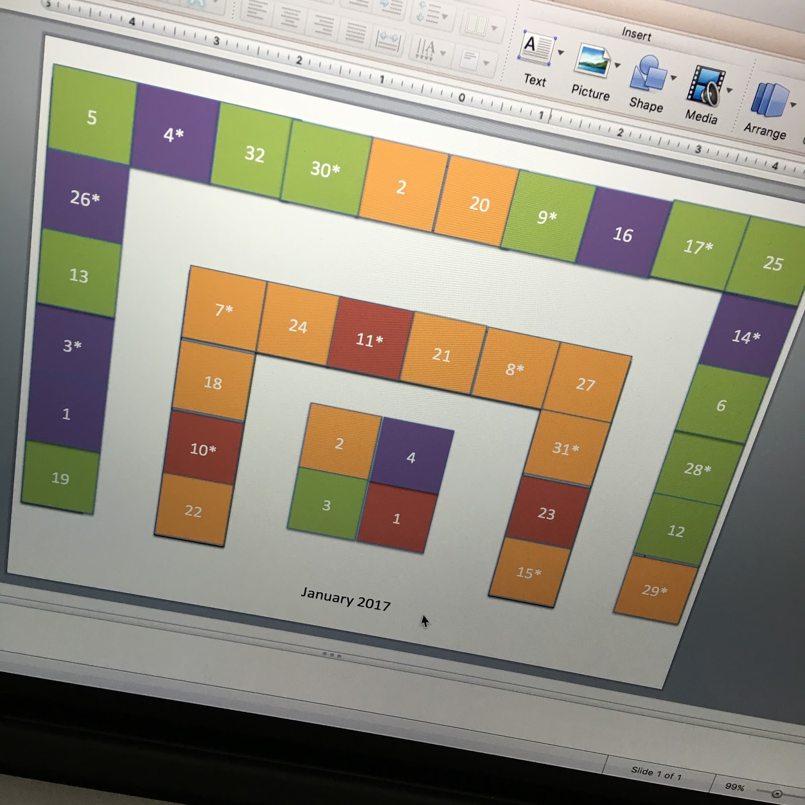 Groundhog Day Seating Chart