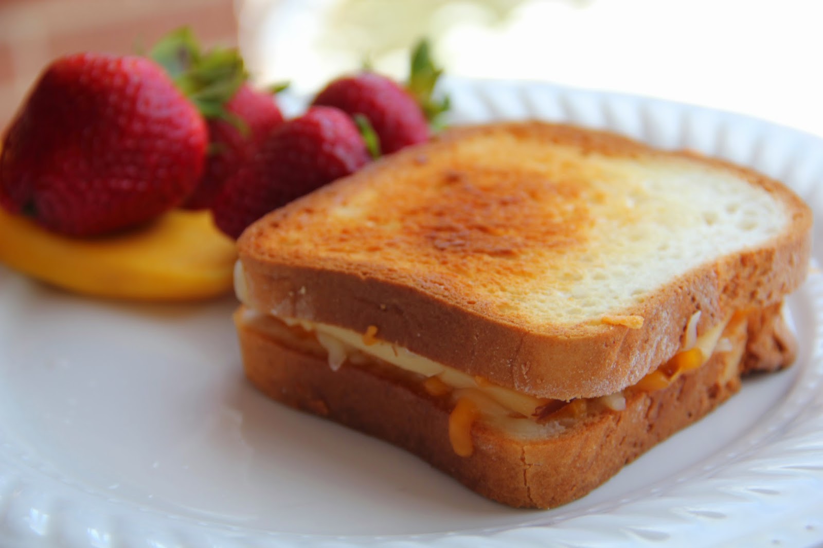 Quick, yummy, and ohmygoodness, healthy recipes Gouda Grilled Cheese