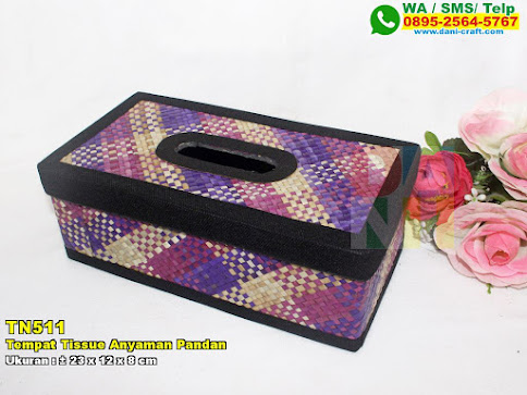 Tempat Tissue Anyaman Pandan Tempat Tissue Anyaman Pandan