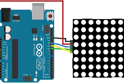 Cara Menampilkan ICON Pada 8x8 Dot Matrix Arduino