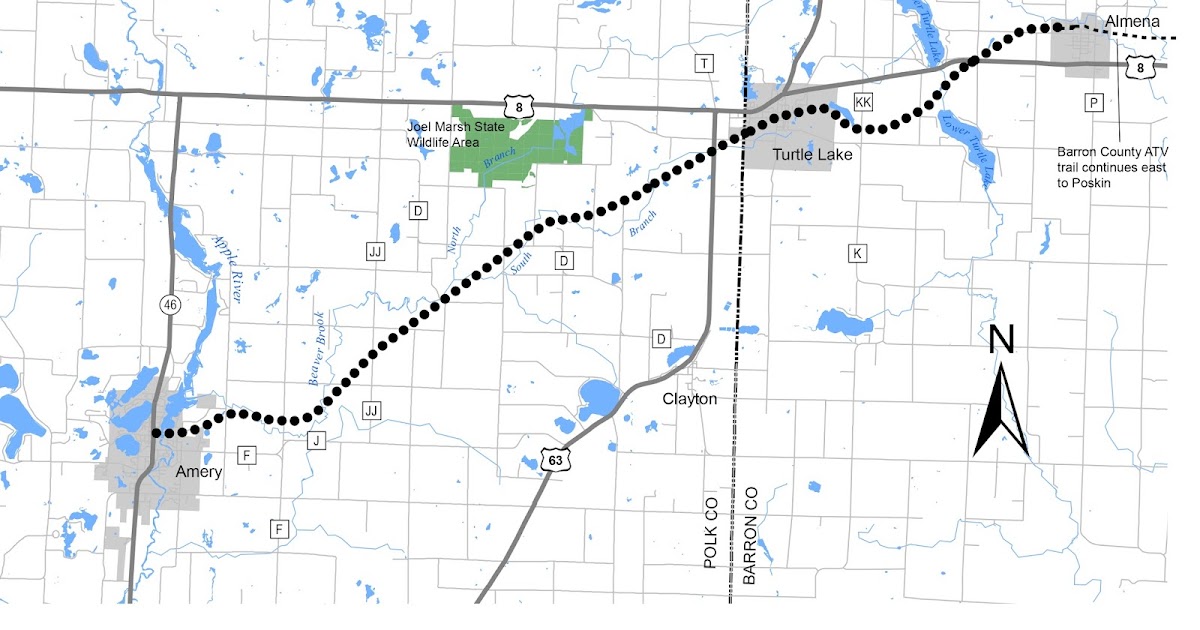 Day Hiking Trails Maps of 5 great Barron County day hikes