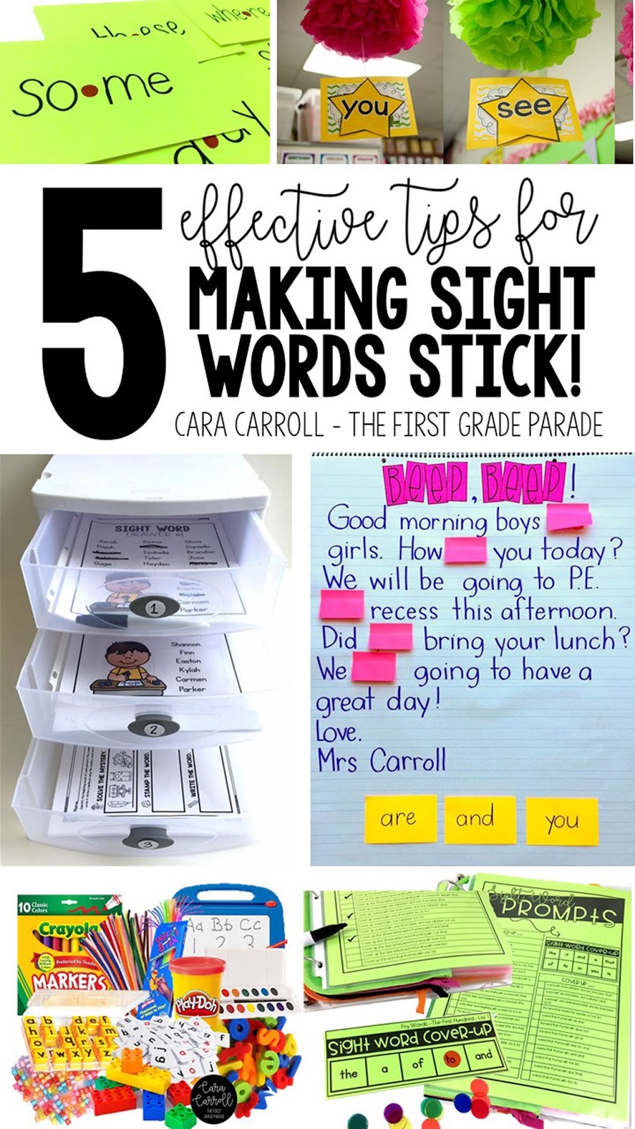 Sight Word Anchor Chart