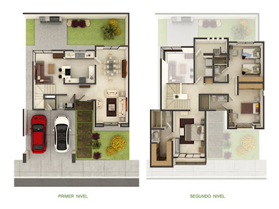 plantas arquitectonicas distribucion family room casas planos