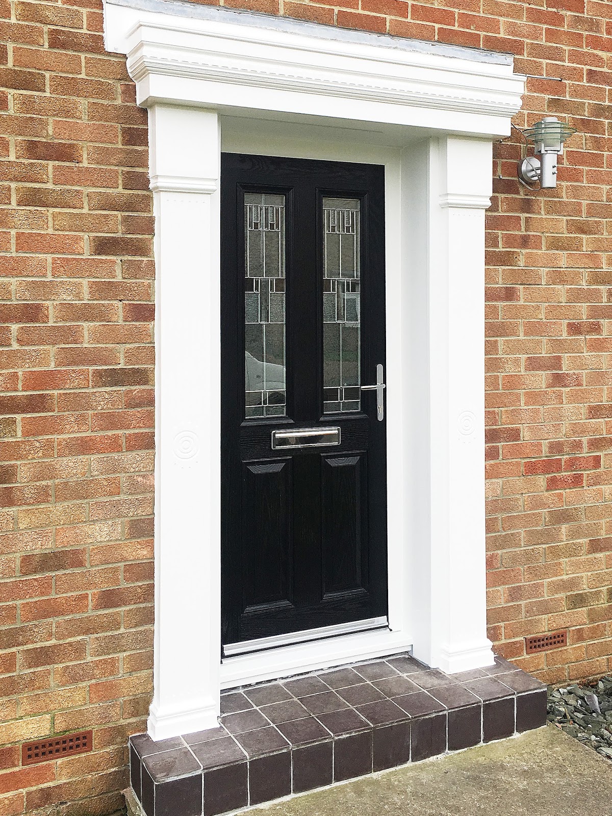 A Classical Look with a Modern twist; Black Composite Door