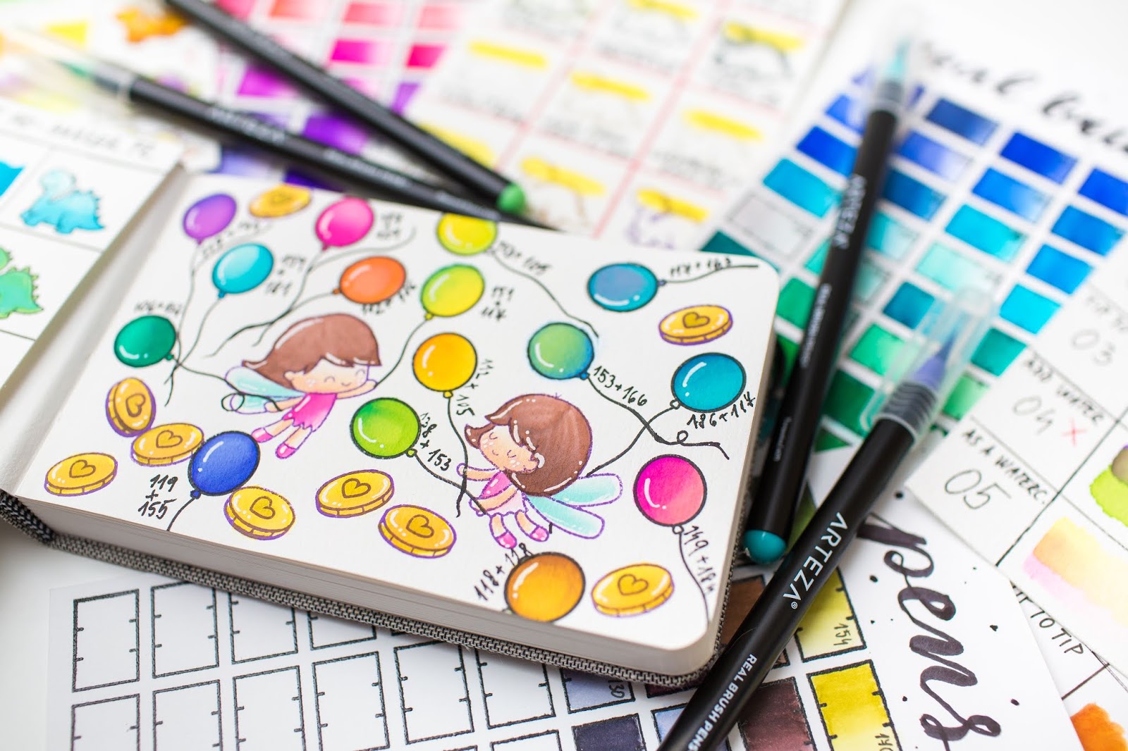 5+1 tips to rock your Arteza Brush Pens Video Cardmaking Ideas with