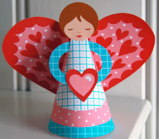 Printable Valentine Angel