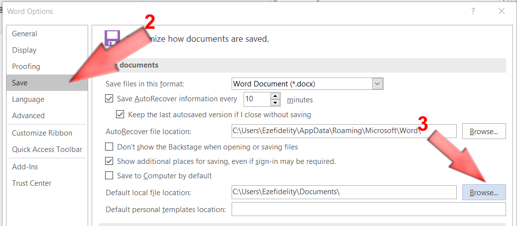 microsoft word default settings for saving documents microsoft word default settings for saving documents