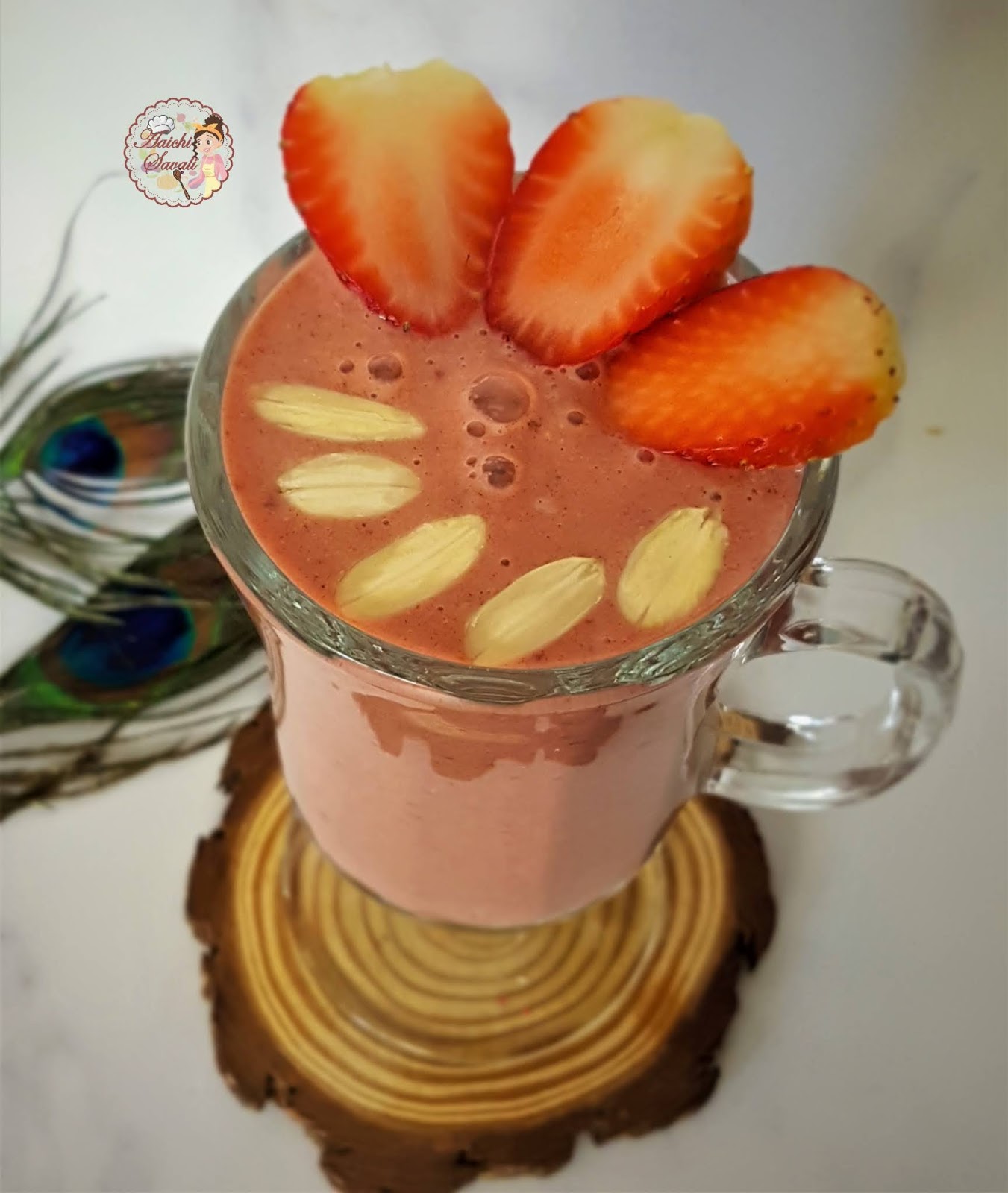 Strawberry Smoothie Vegan Strawberry Smoothie No Banana Dairyfree