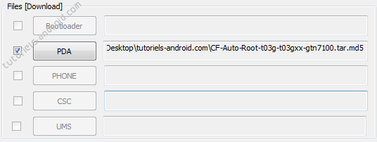 ODIN : Cf-Auto-Root N7100 Case PDA