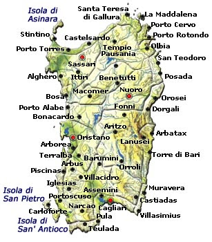 Sardegna Map Geography Regions | Italy Map Geographic Region Province City Sardegna Map Geography Regions | Italy Map Geographic Region Province City