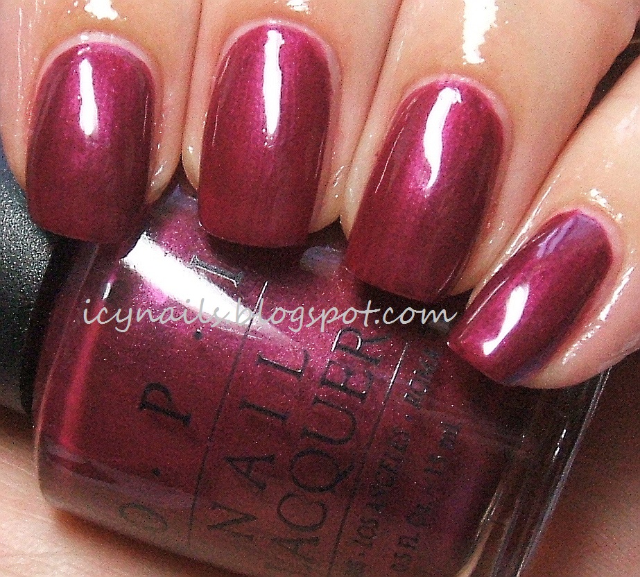 OPI Classic Black Label Polish: Buffalo Billings Berry - Notes from My ...