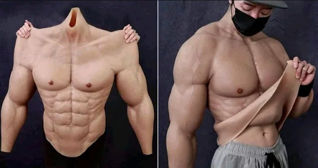 Everyone Can Be Hunky With This Lifelike Muscle Costume