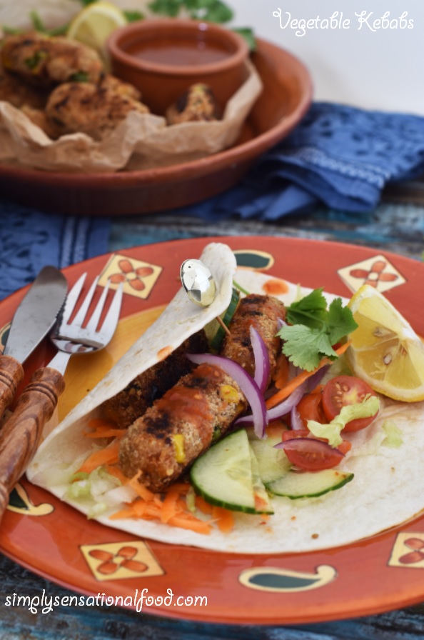 Vegetable Kebabs in the Von Shef Cook Robot Digital Air Fryer. simply.food