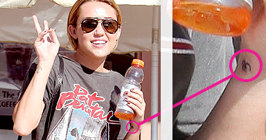 Miley Cyrus' new tattoo? 