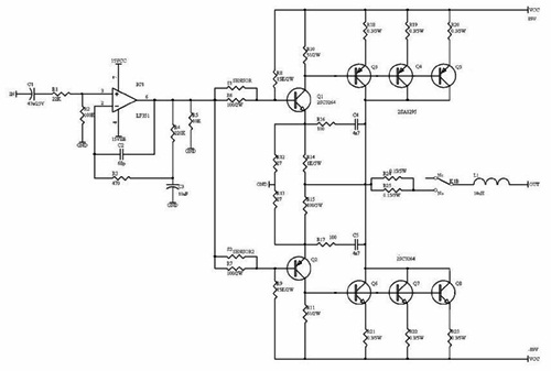 Skema Power Amplifier Built Up Rakitan