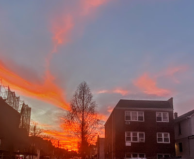 Winter Evening Sky in Queens