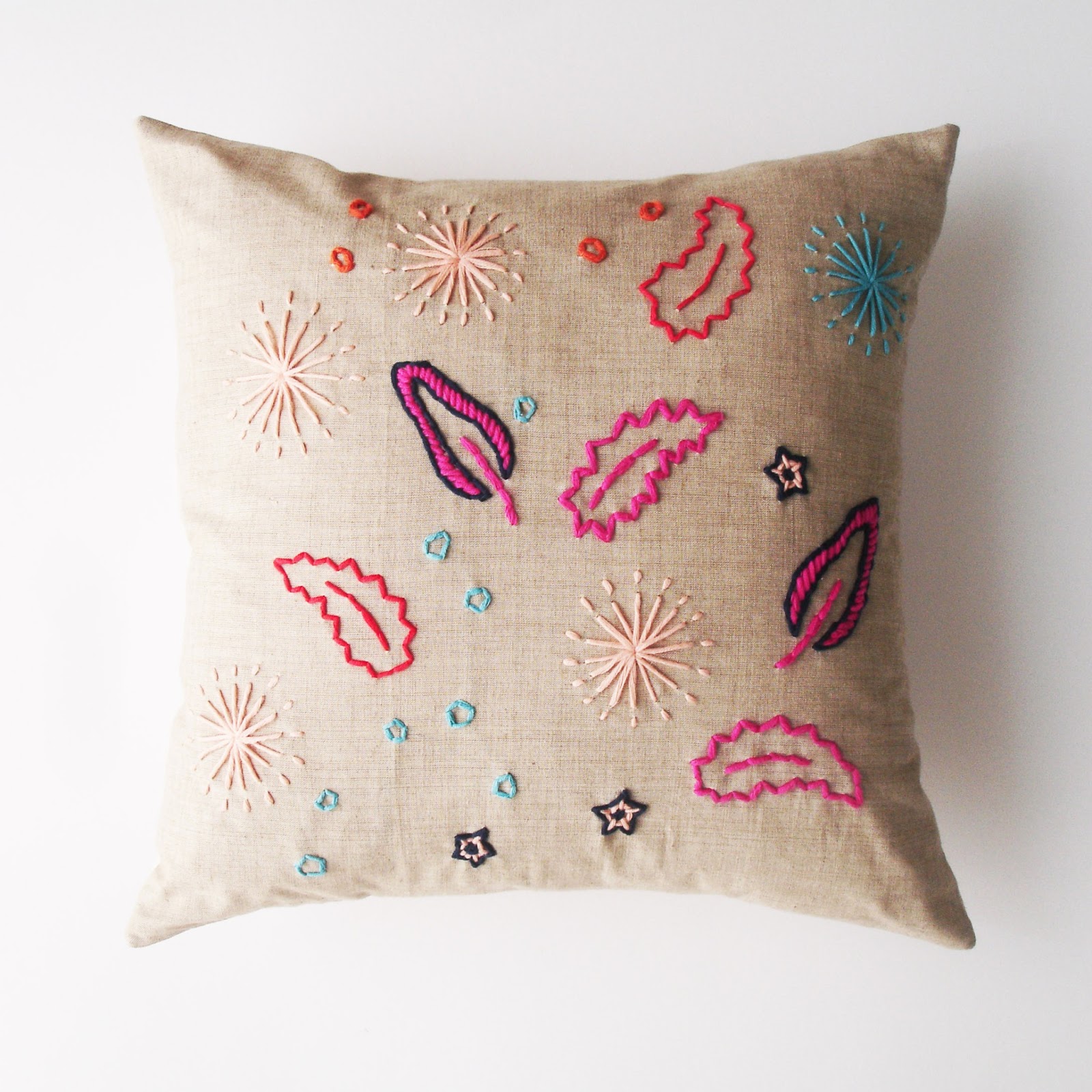 A Alicia NEW handembroidered cushions!