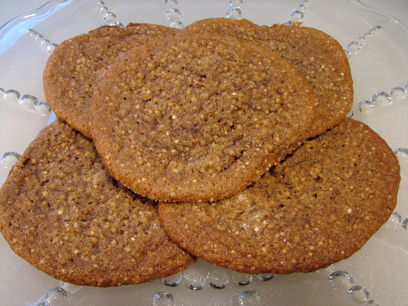 Ashleigh's Kitchen Ginger Molasses Quinoa Cookies