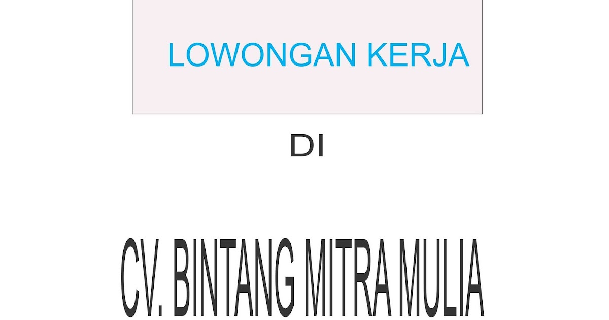 Lowongan Kerja Di Sidoarjo Terbaru Hari Ini - Lokerjapati