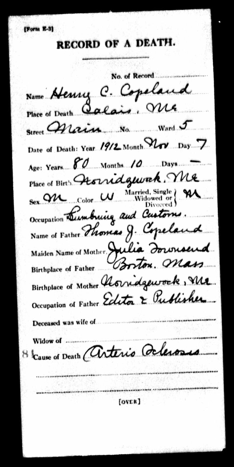 From Maine to Kentucky: Workday Wednesday ~ Henry Copeland, Lumberman