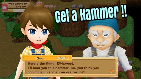 How to Get a Hammer in Harvest Moon: Light of Hope