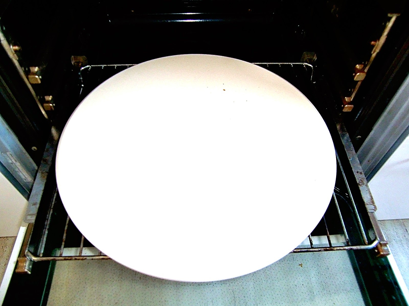 Selbstgemacht: Pizzastein angeschafft