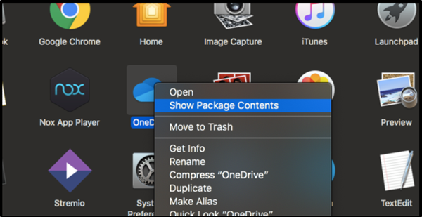 OneDrive สำหรับ Mac