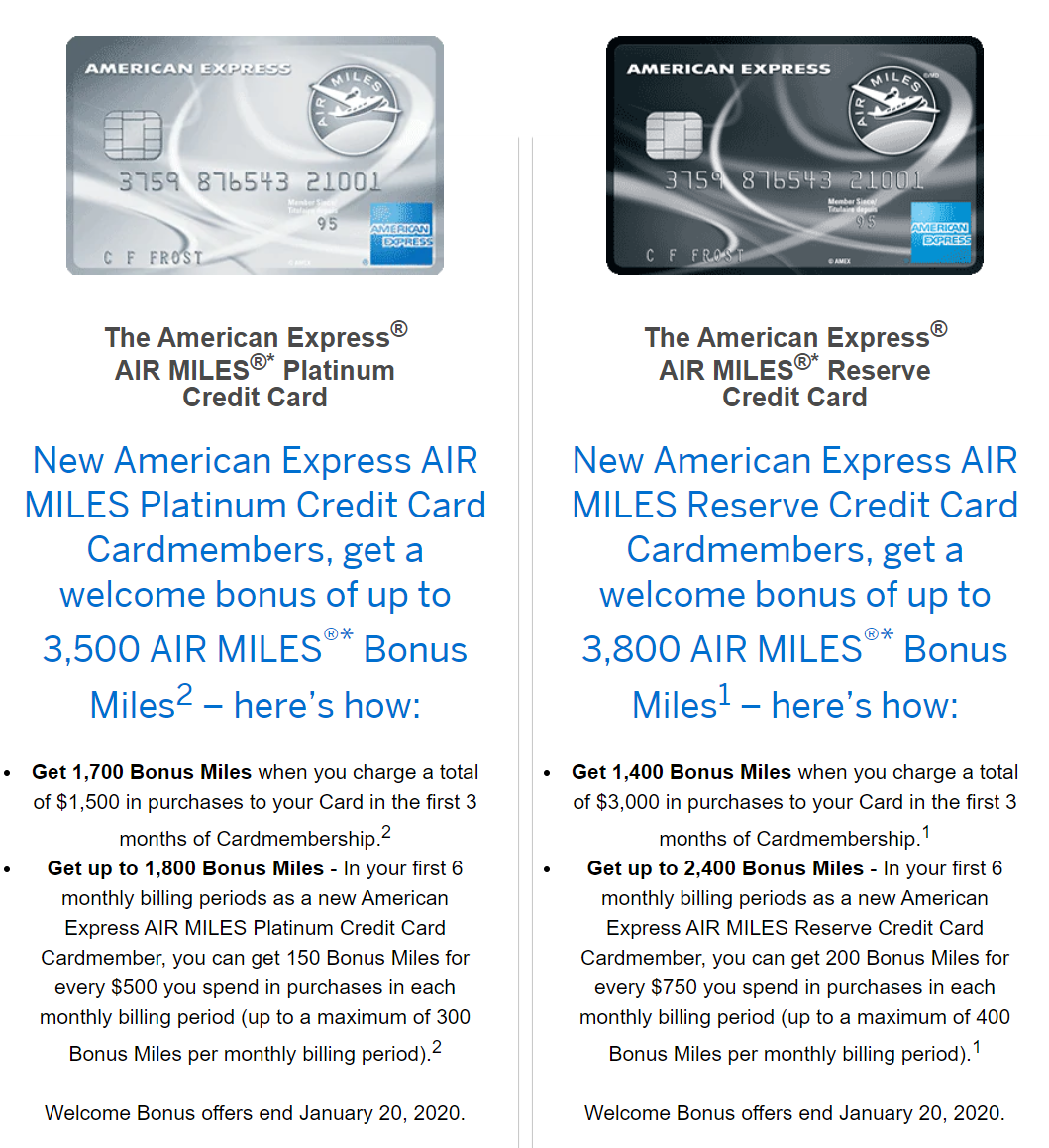 AmEx (Canada) Air Miles系列联名迎来改版 Dr.Siha专栏 (Canada)