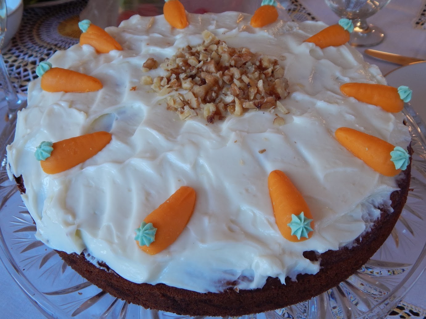 Dessertlandia Carrot cake with a creamy mascarpone frosting