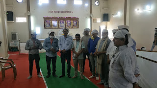 Hare Madhav Satsang Committee and Seva Group Committee honored by BJP officials