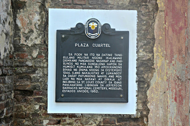 Plaza Cuartel NHI Marker: Tagalog Version